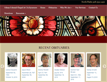 Tablet Screenshot of odeanchapel.com